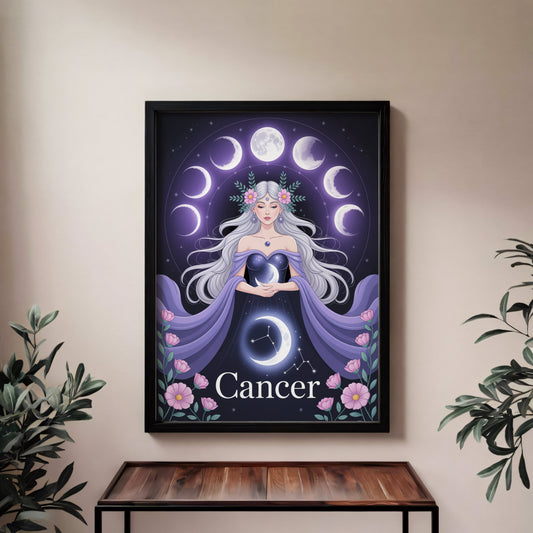 Aisle29 Print Cancer Cosmic Wall Art