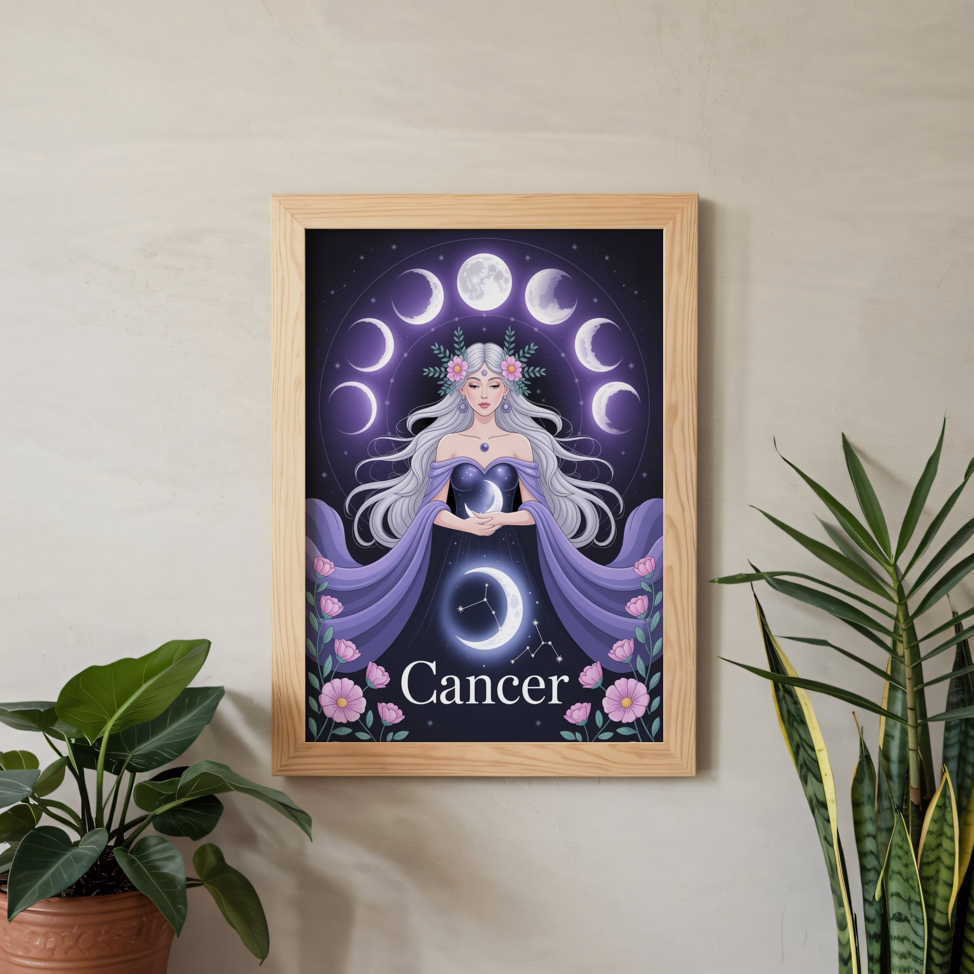 Aisle29 Print Cancer Cosmic Wall Art