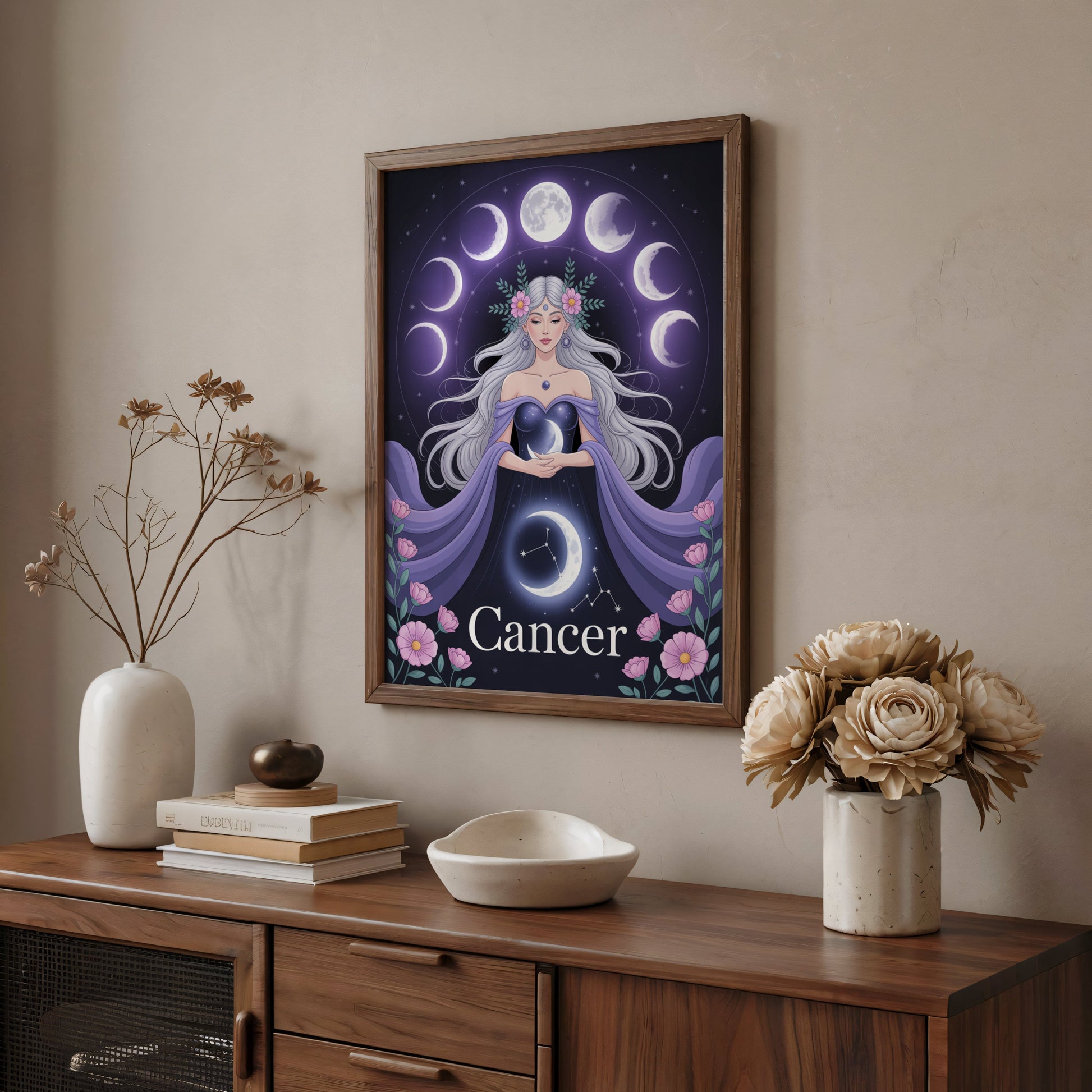 Aisle29 Print Cancer Cosmic Wall Art