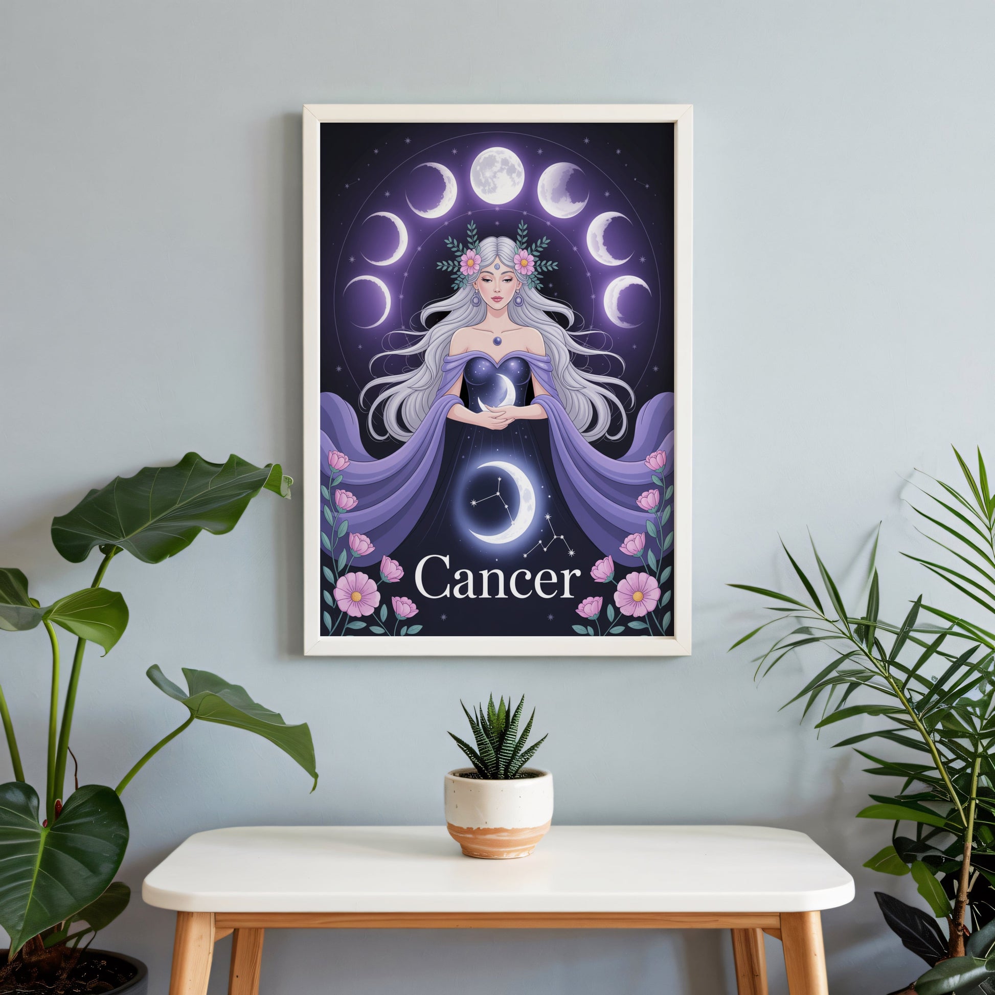 Aisle29 Print Cancer Cosmic Wall Art