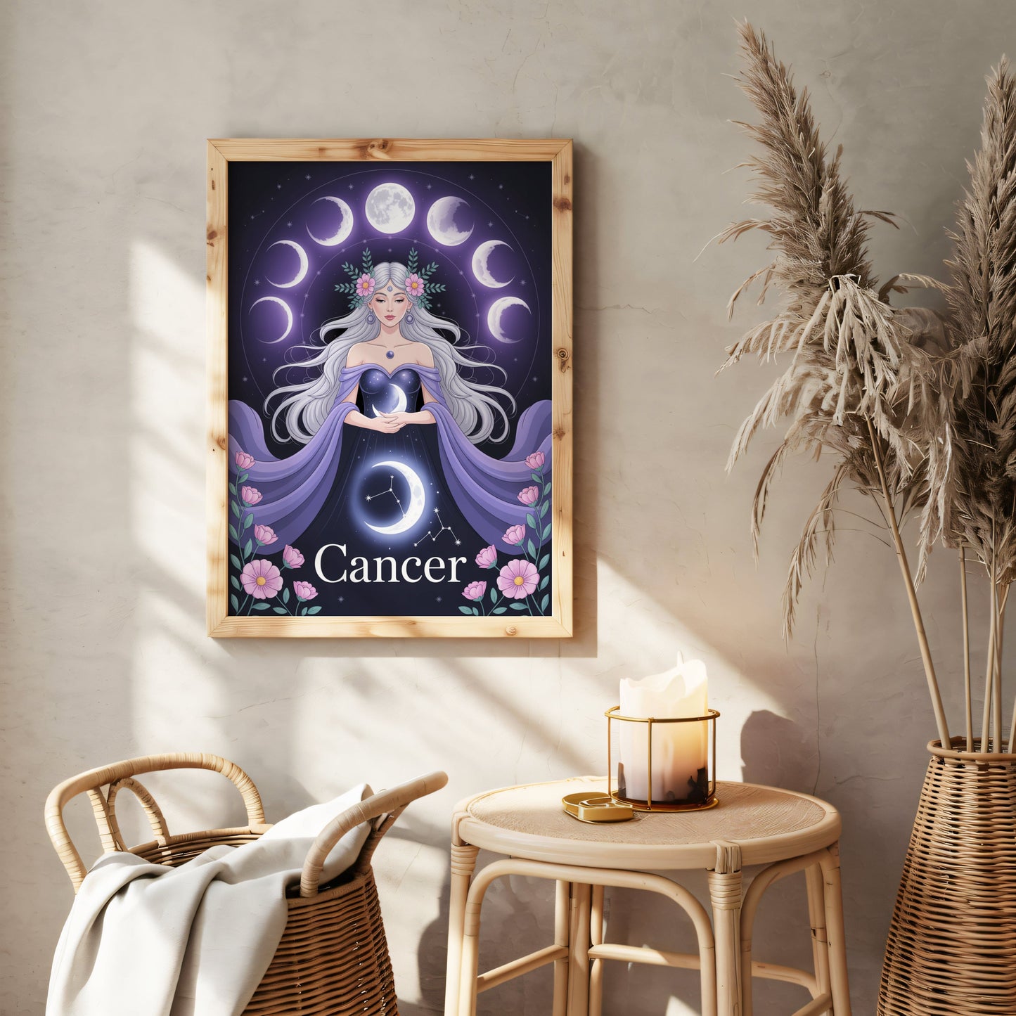 Aisle29 Print Cancer Cosmic Wall Art