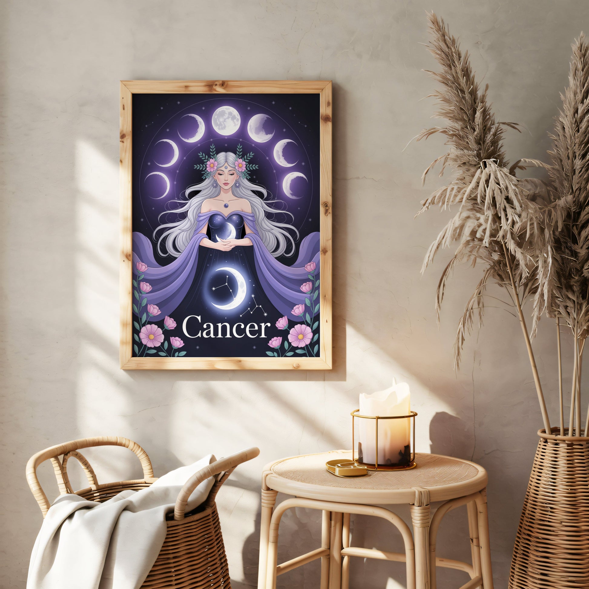 Aisle29 Print Cancer Cosmic Wall Art