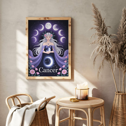 Aisle29 Print Cancer Cosmic Wall Art