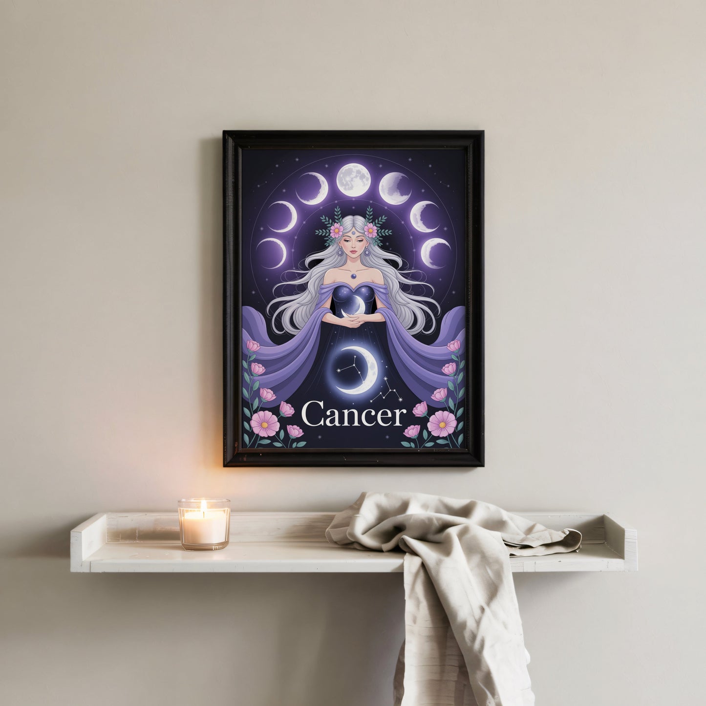 Aisle29 Print Cancer Cosmic Wall Art