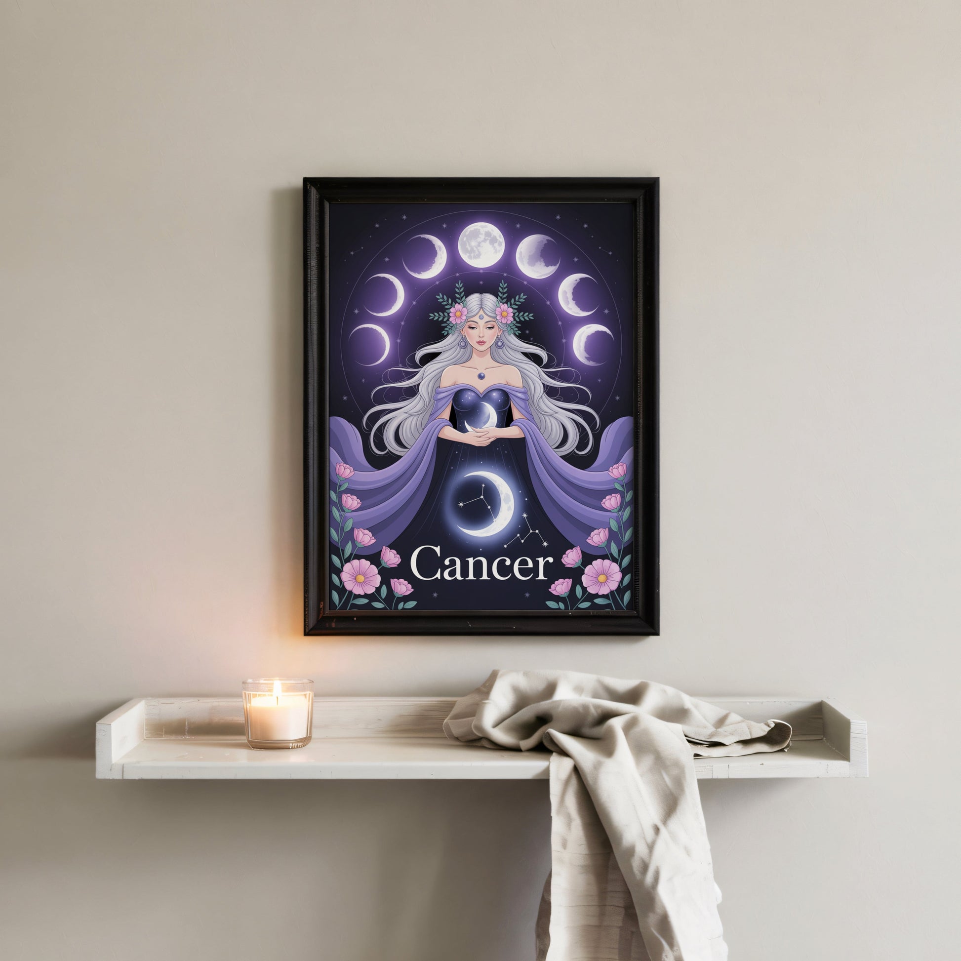 Aisle29 Print Cancer Cosmic Wall Art