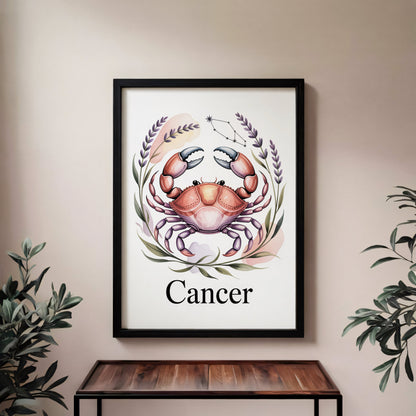 Aisle29 Print Cancer Earth Wall Art