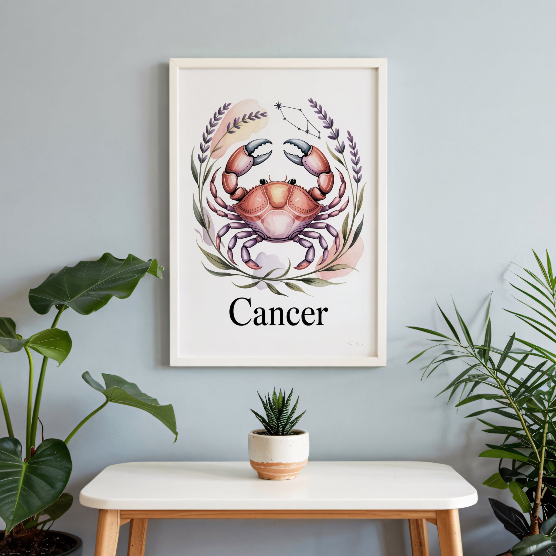 Aisle29 Print Cancer Earth Wall Art