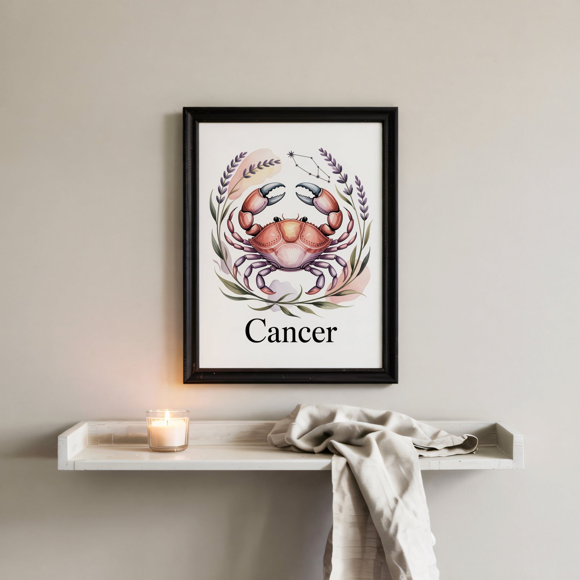Aisle29 Print Cancer Earth Wall Art