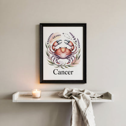 Aisle29 Print Cancer Earth Wall Art
