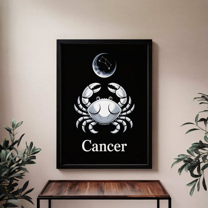 Aisle29 Print Cancer Moon Wall Art