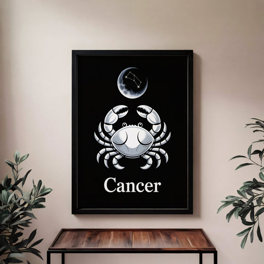 Aisle29 Print Cancer Moon Wall Art