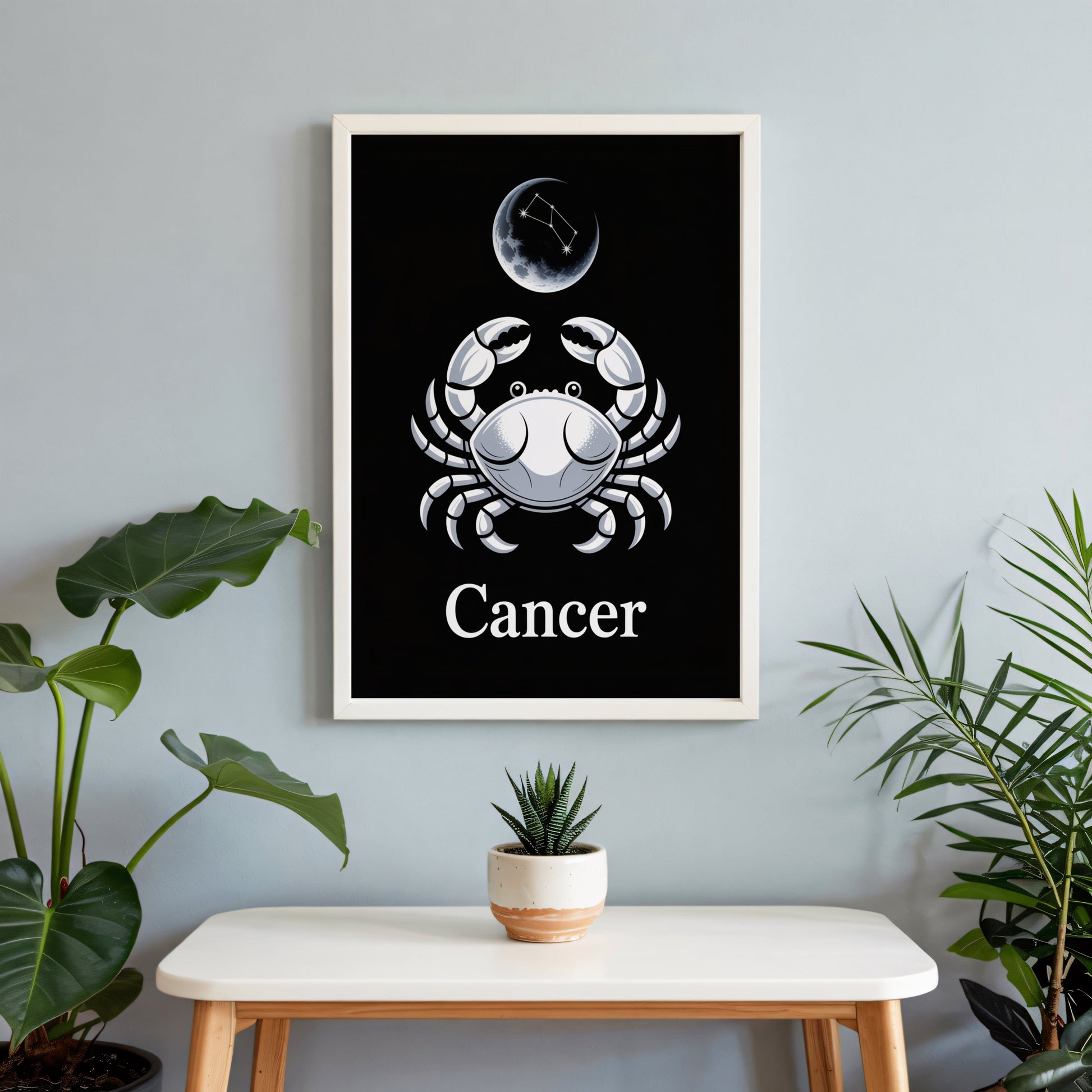 Aisle29 Print Cancer Moon Wall Art