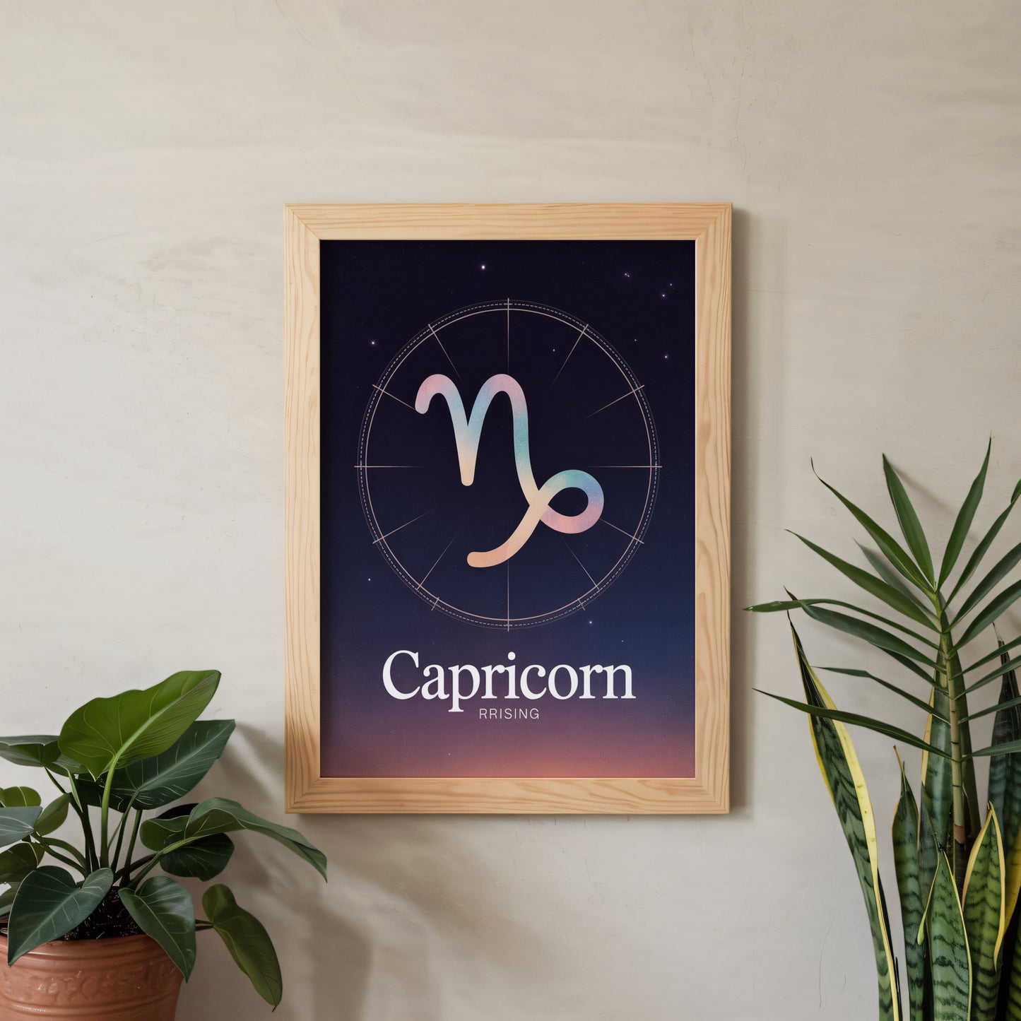Aisle29 Print Capricorn Birth Wall Art