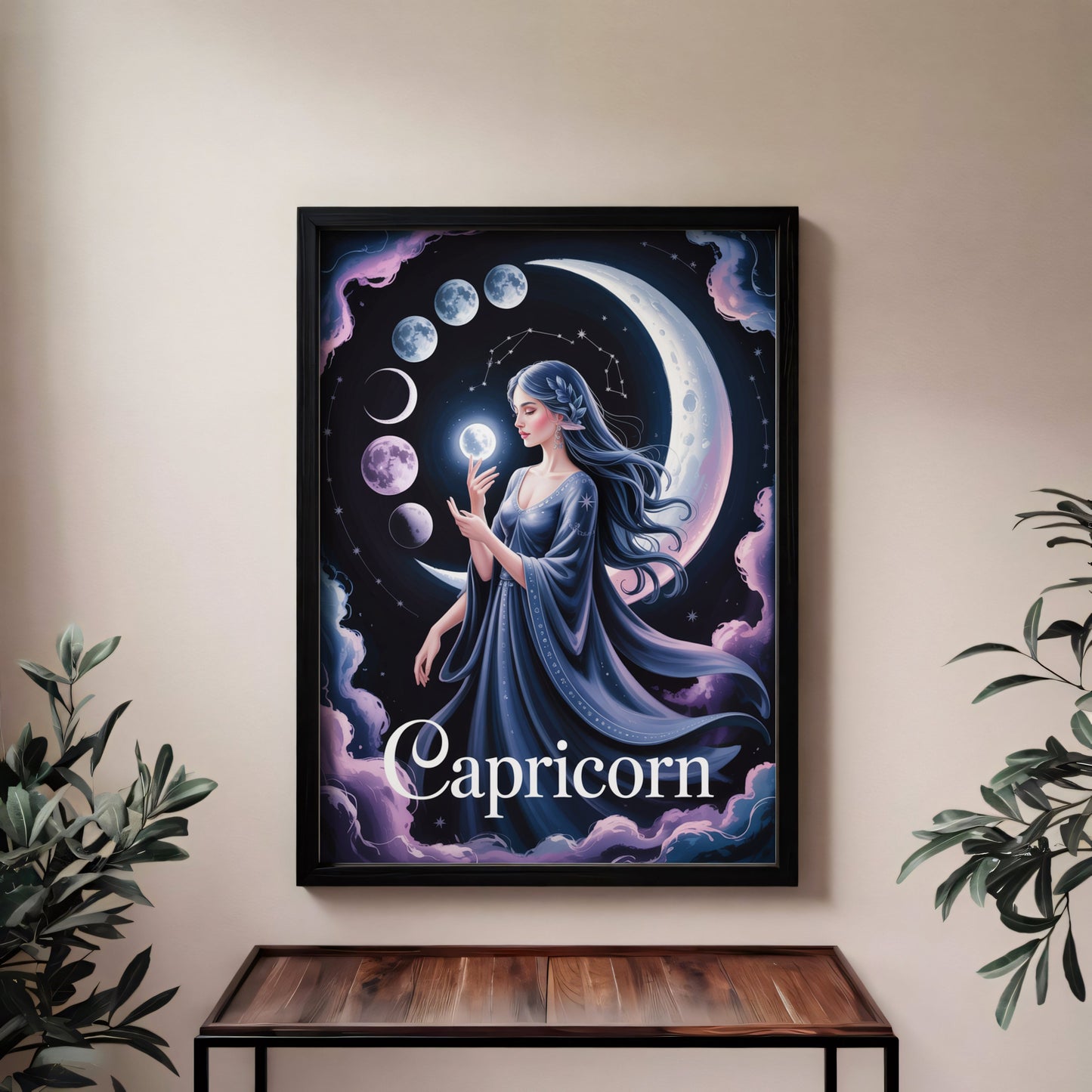 Aisle29 Print Capricorn Cosmic Wall Art