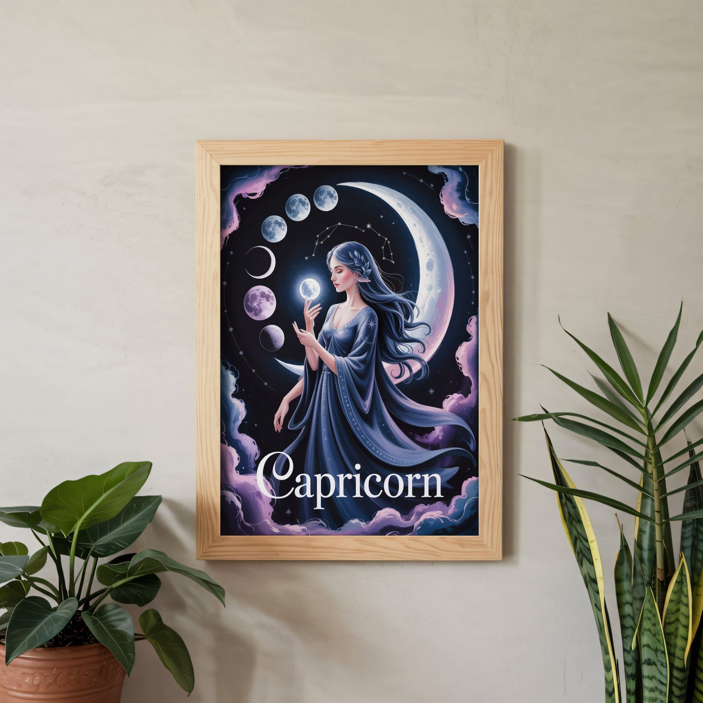 Aisle29 Print Capricorn Cosmic Wall Art