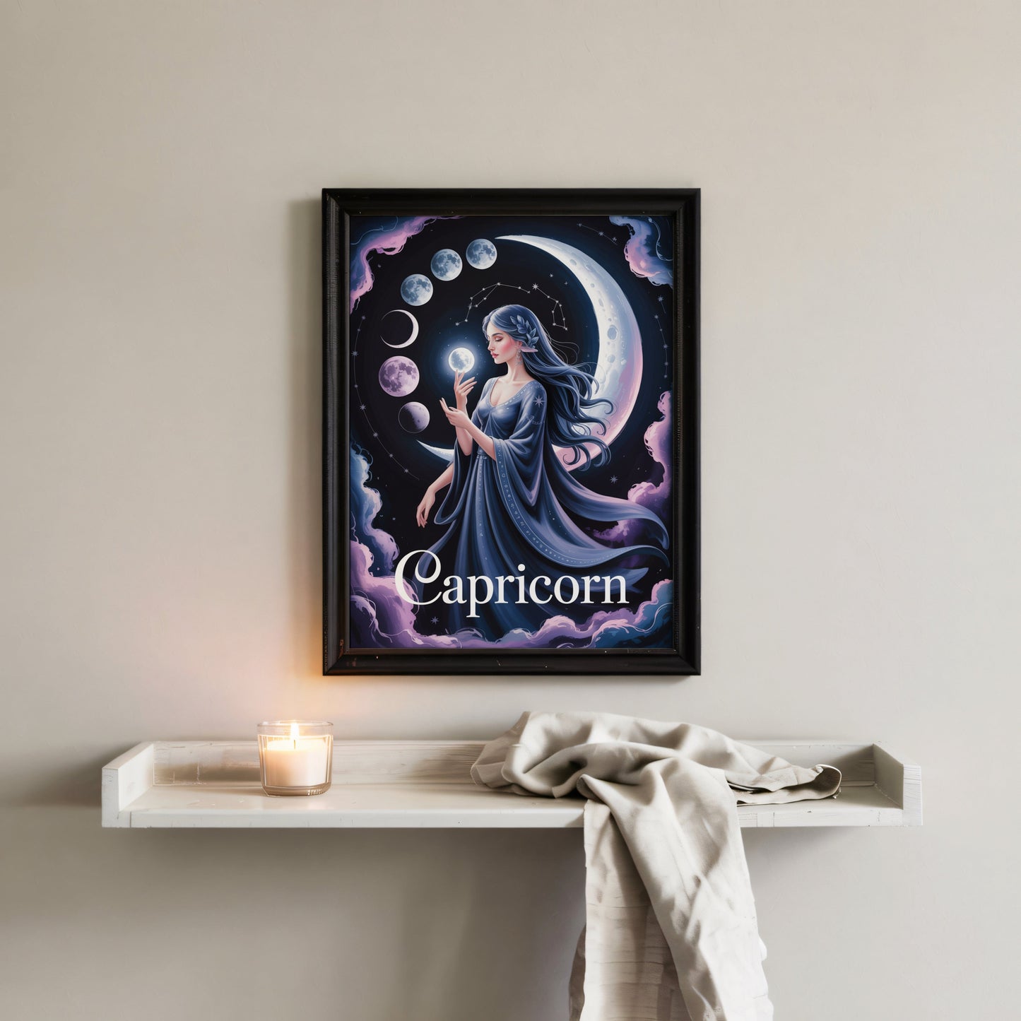 Aisle29 Print Capricorn Cosmic Wall Art