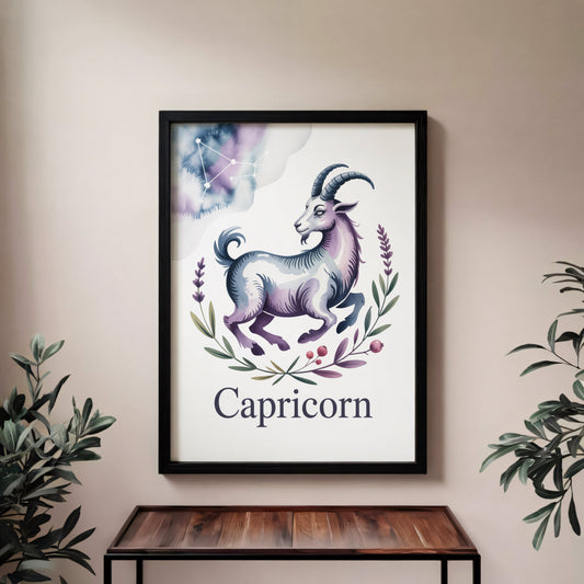 Aisle29 Print Capricorn Earth Wall Art