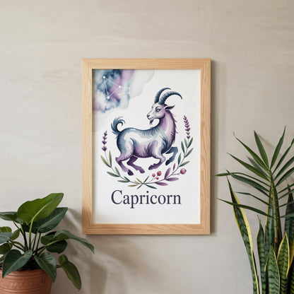 Aisle29 Print Capricorn Earth Wall Art