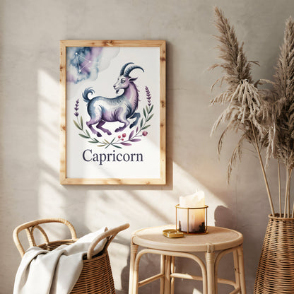 Aisle29 Print Capricorn Earth Wall Art