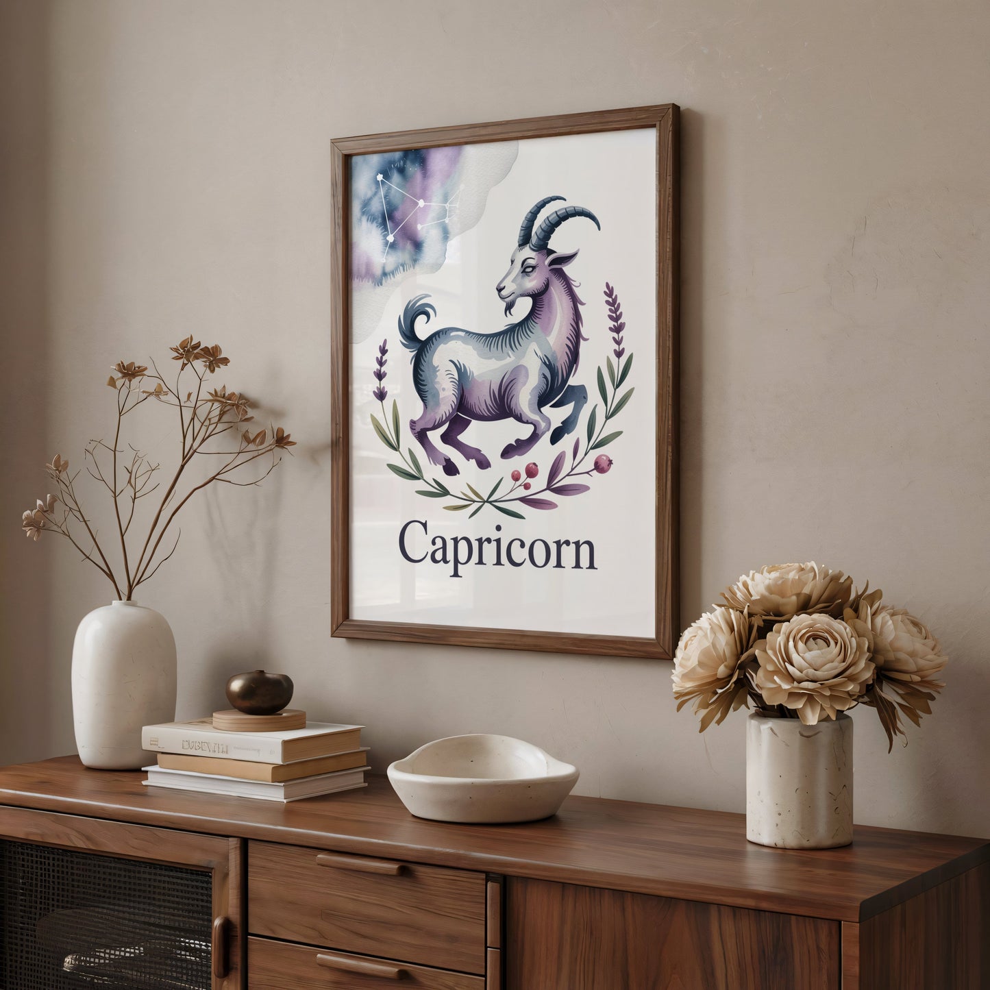 Aisle29 Print Capricorn Earth Wall Art