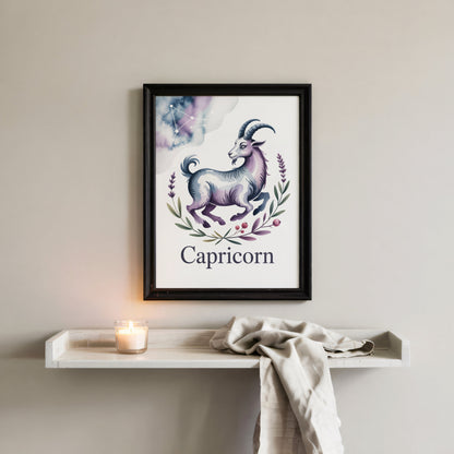 Aisle29 Print Capricorn Earth Wall Art