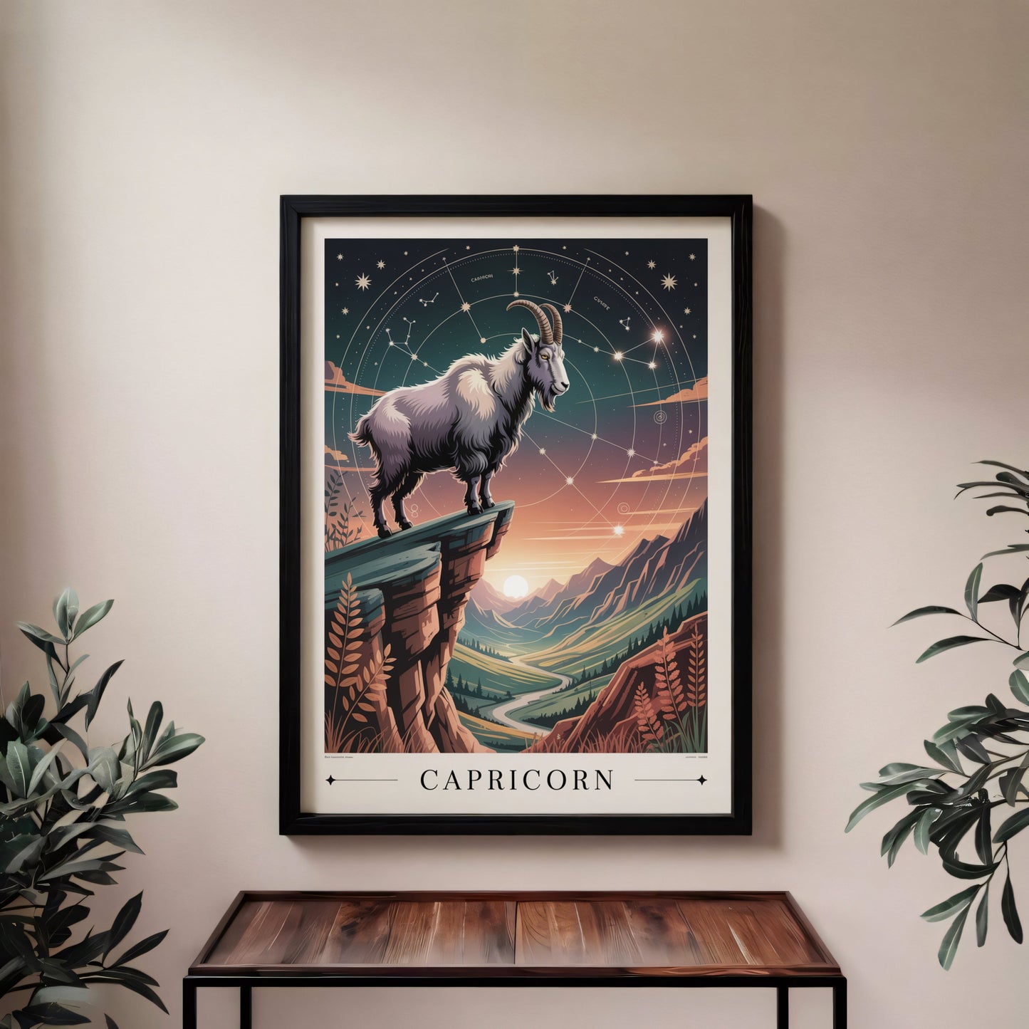 Aisle29 Print Capricorn Eclipse Wall Art