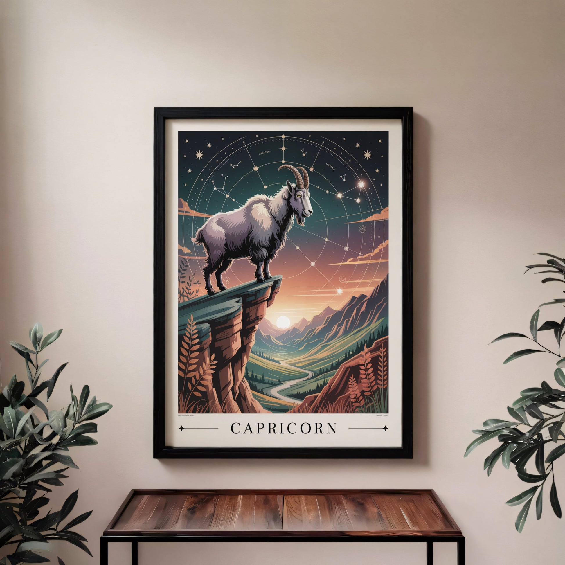 Aisle29 Print Capricorn Eclipse Wall Art