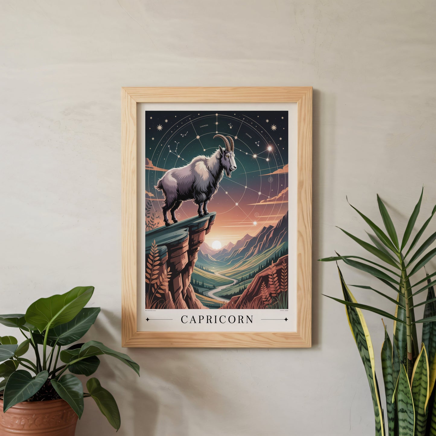 Aisle29 Print Capricorn Eclipse Wall Art