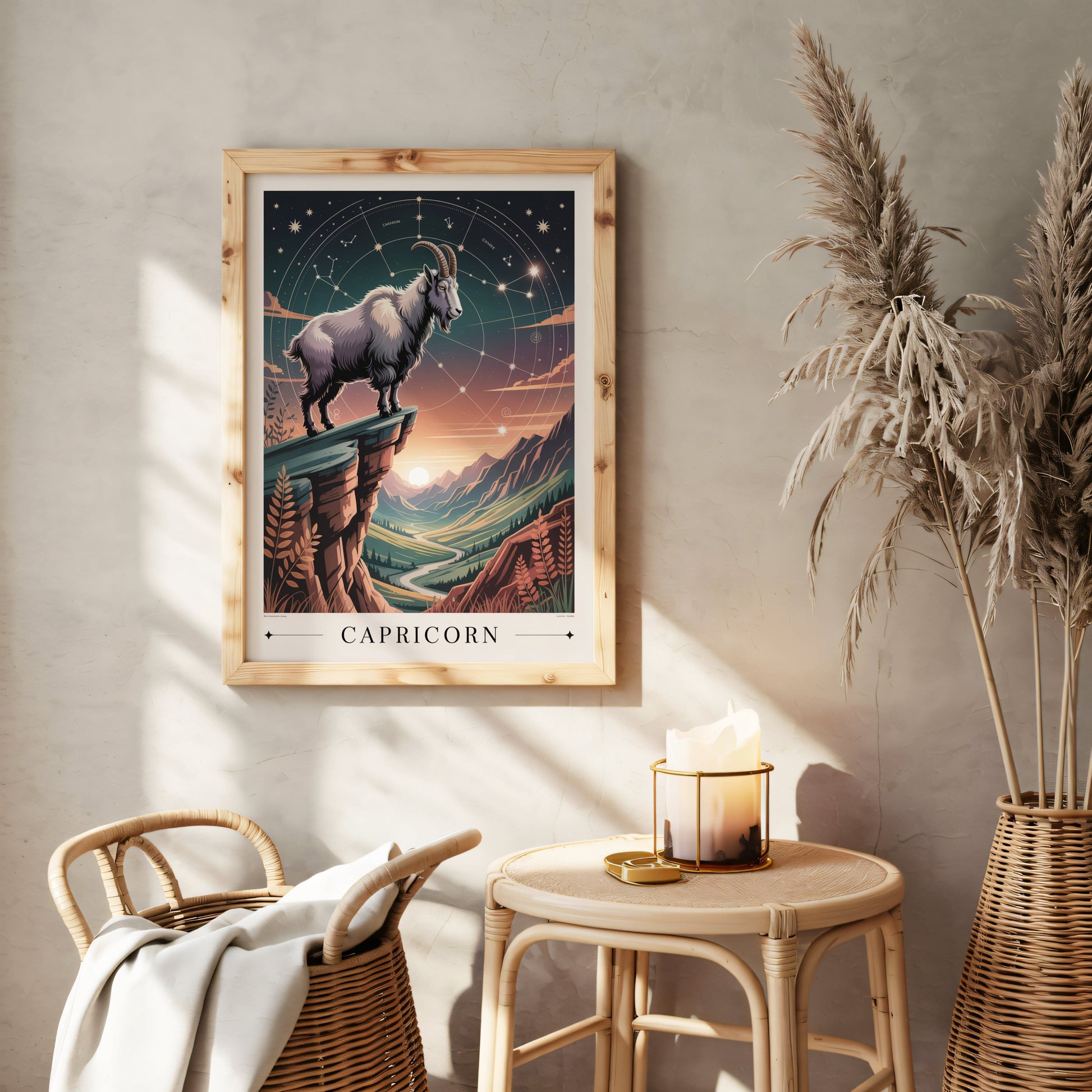 Aisle29 Print Capricorn Eclipse Wall Art
