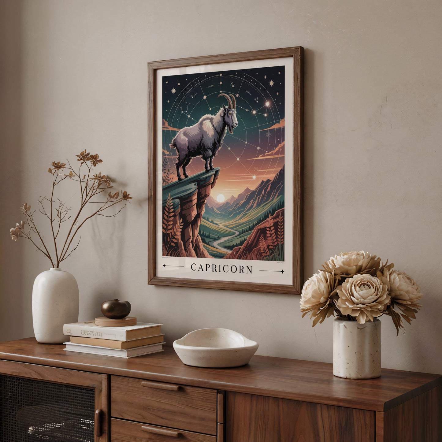 Aisle29 Print Capricorn Eclipse Wall Art