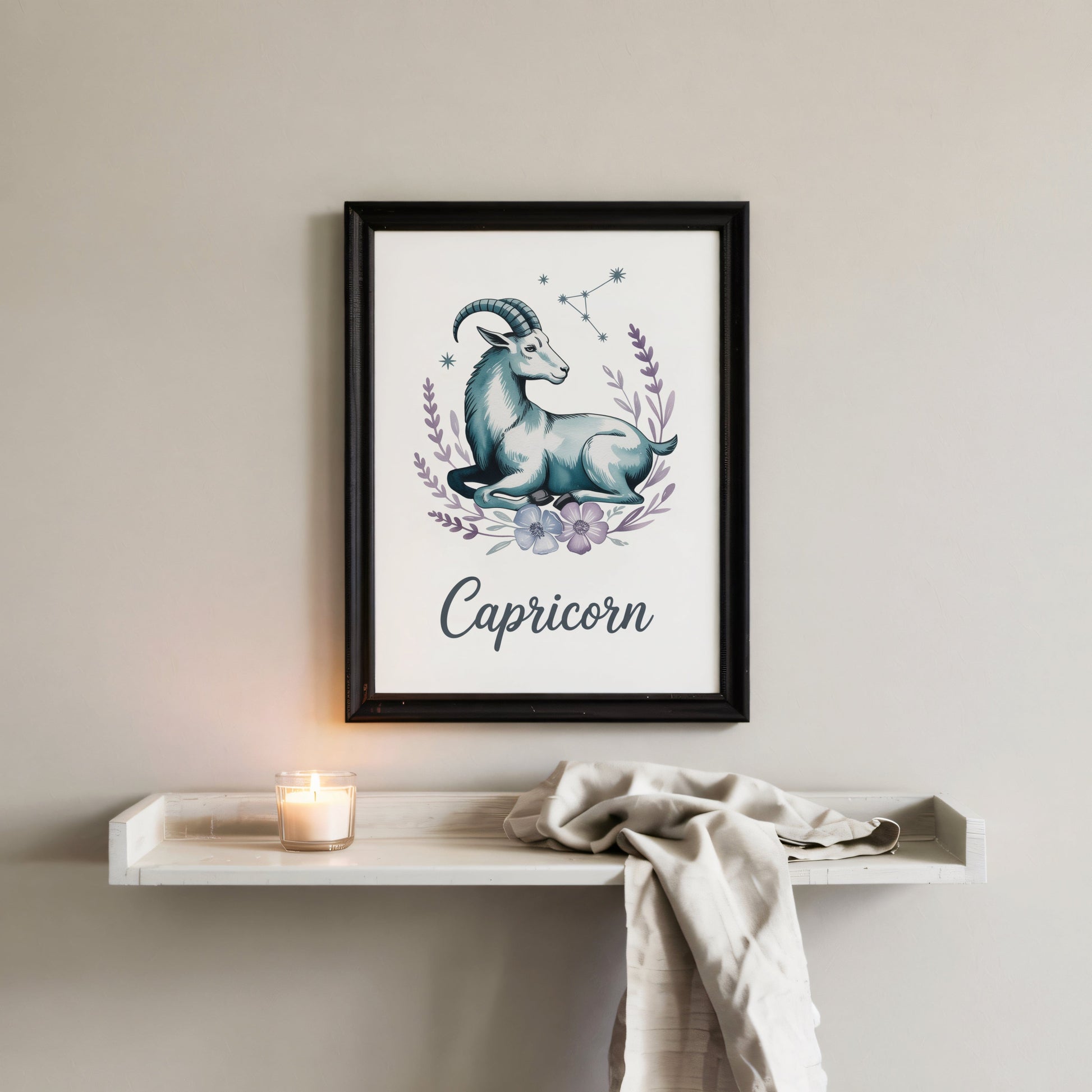 Aisle29 Print Capricorn Intricate Wall Art