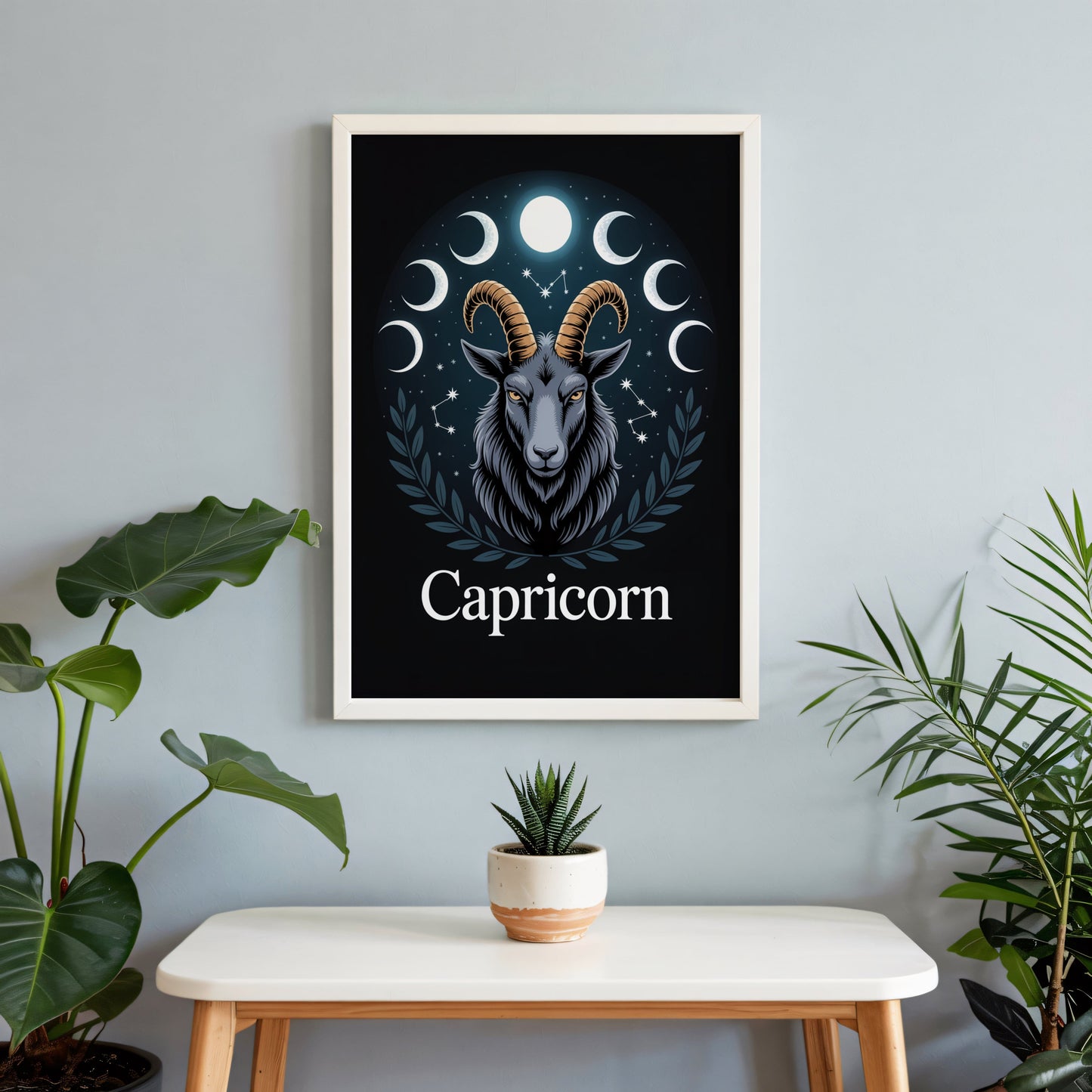 Aisle29 Print Capricorn Moon Wall Art