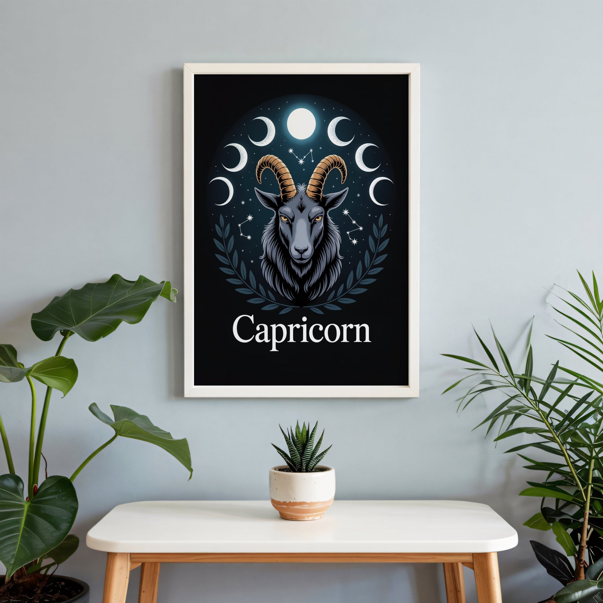 Aisle29 Print Capricorn Moon Wall Art