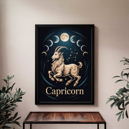 Aisle29 Print Capricorn Swirl Wall Art