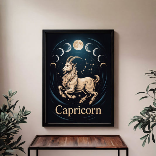 Aisle29 Print Capricorn Swirl Wall Art