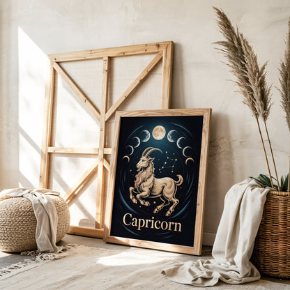 Aisle29 Print Capricorn Swirl Wall Art
