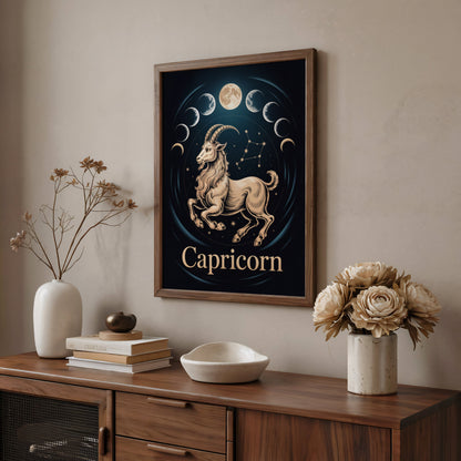 Aisle29 Print Capricorn Swirl Wall Art