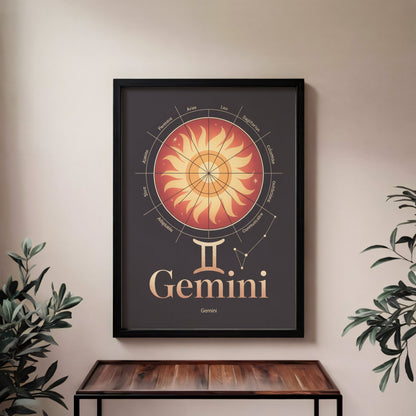 Aisle29 Print Gemini Colour Wall Art