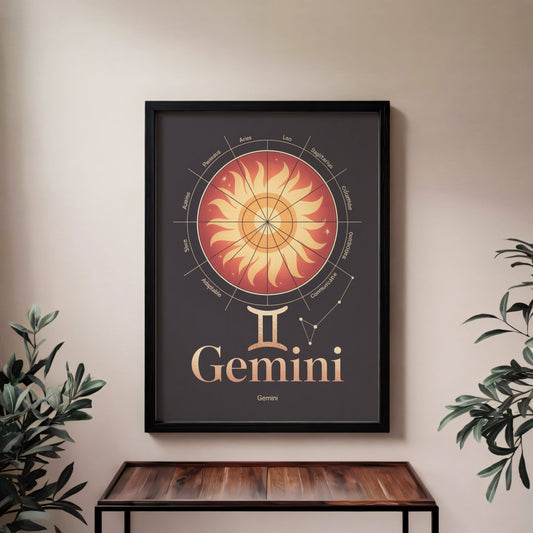 Aisle29 Print Gemini Colour Wall Art