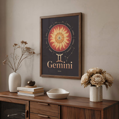 Aisle29 Print Gemini Colour Wall Art