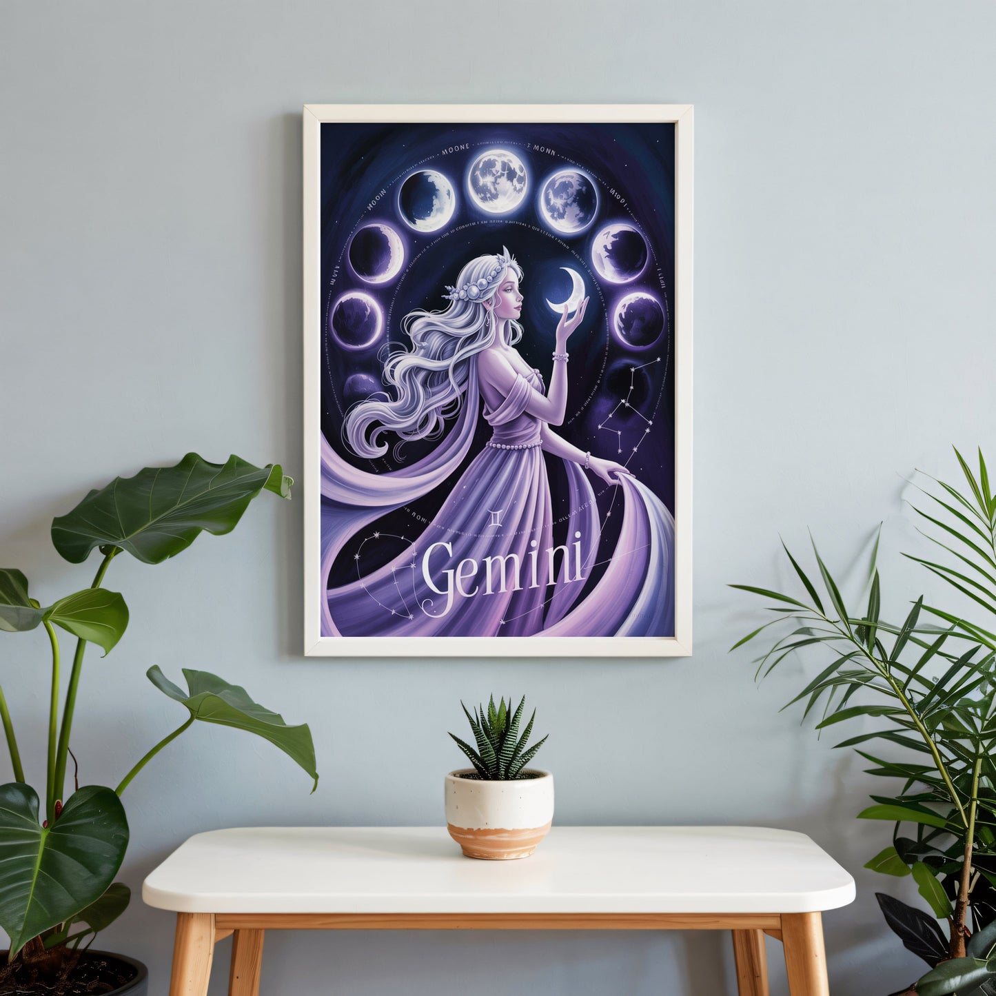 Aisle29 Print Gemini Cosmic Wall Art