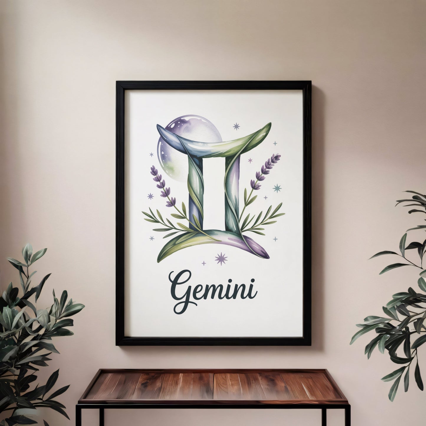 Aisle29 Print Gemini Earth Wall Art