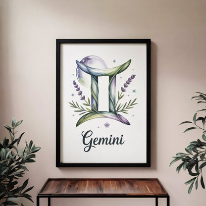 Aisle29 Print Gemini Earth Wall Art