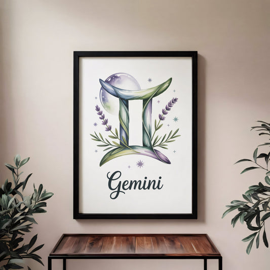 Aisle29 Print Gemini Earth Wall Art