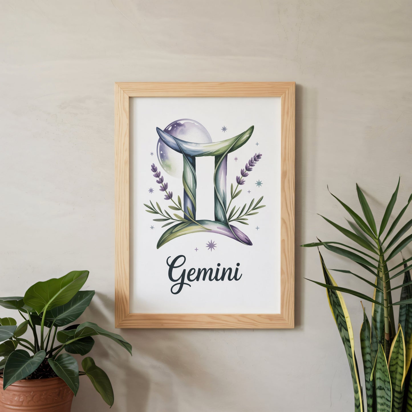 Aisle29 Print Gemini Earth Wall Art