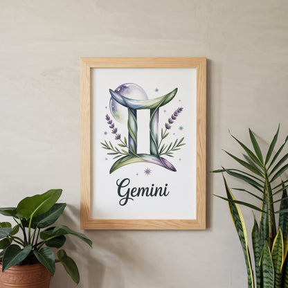 Aisle29 Print Gemini Earth Wall Art