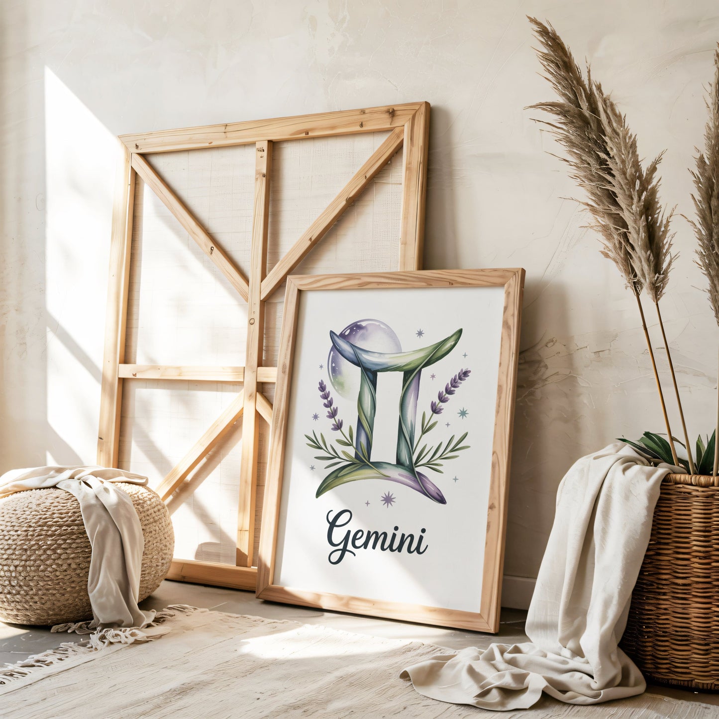 Aisle29 Print Gemini Earth Wall Art