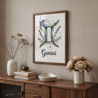 Aisle29 Print Gemini Earth Wall Art