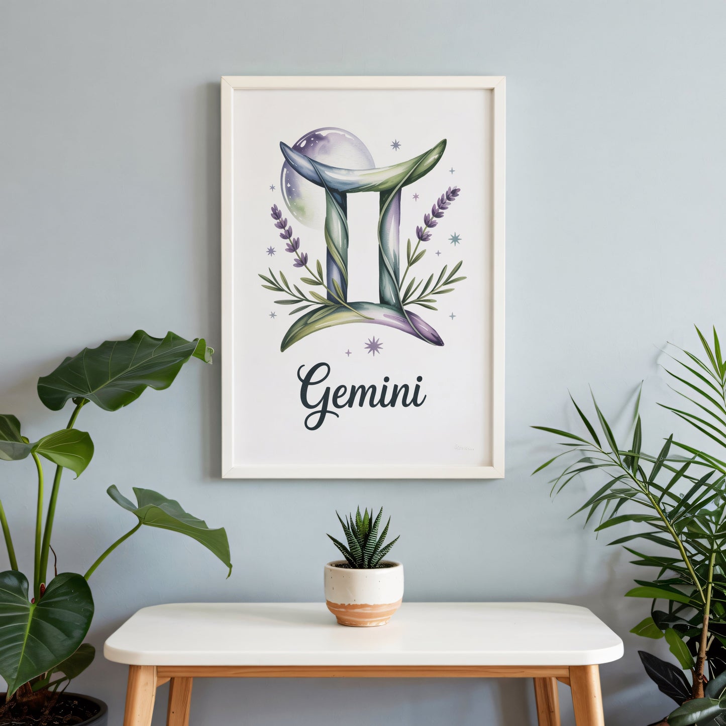 Aisle29 Print Gemini Earth Wall Art
