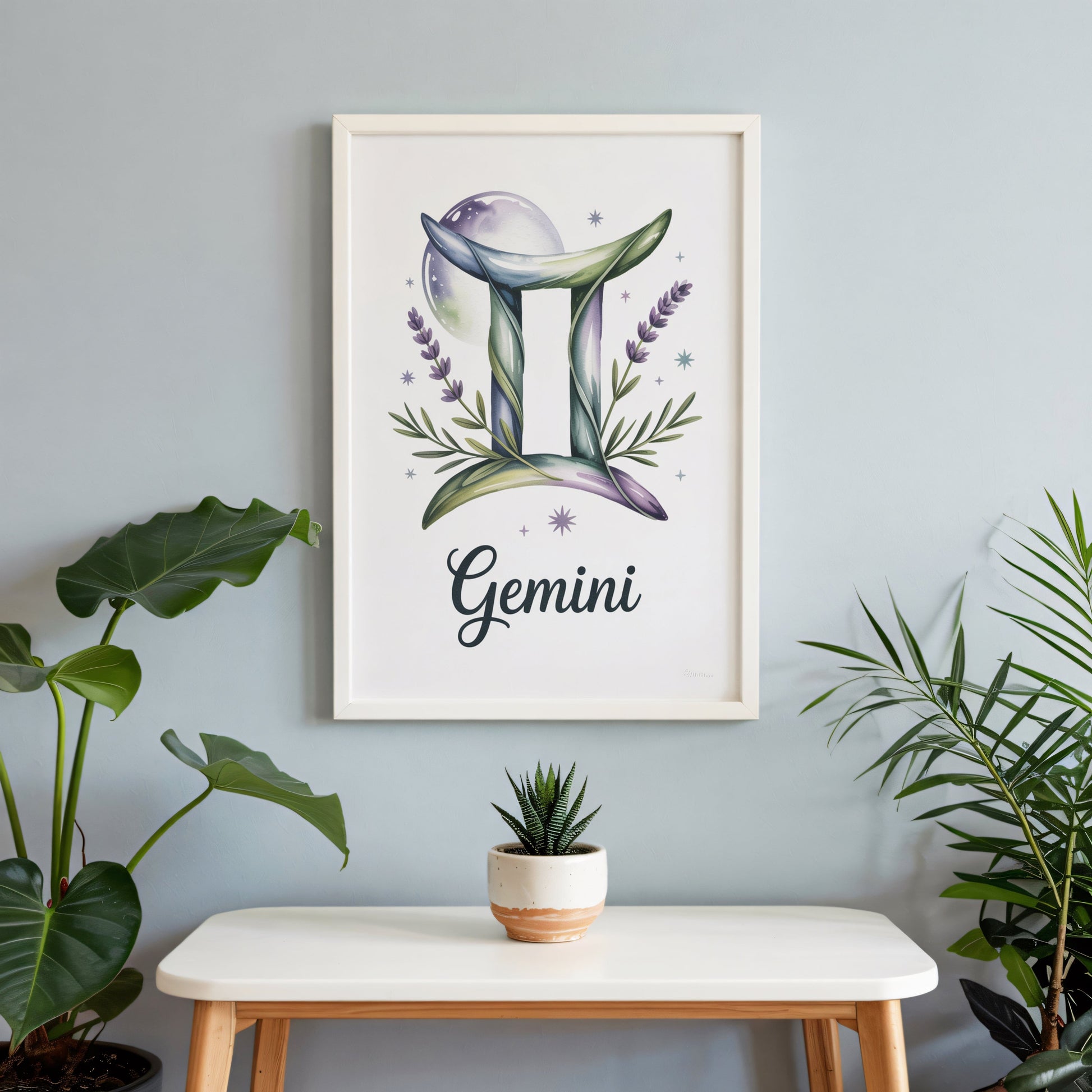 Aisle29 Print Gemini Earth Wall Art